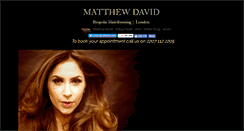 Desktop Screenshot of matthewdavid.co.uk